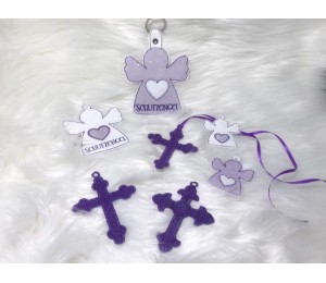 Stickdatei ITH - Schlüsselanhänger Engel Schutzengel - kostenlos für ehrenamtliche Sticker